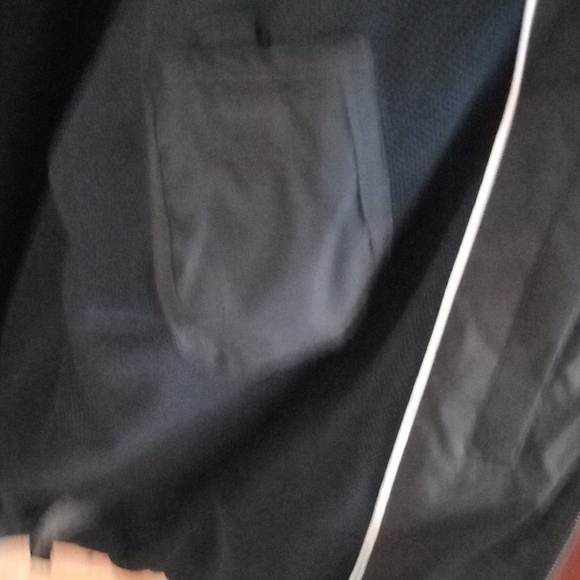 Nautica Windbreaker Mens Large Black - Picture 5 of 6